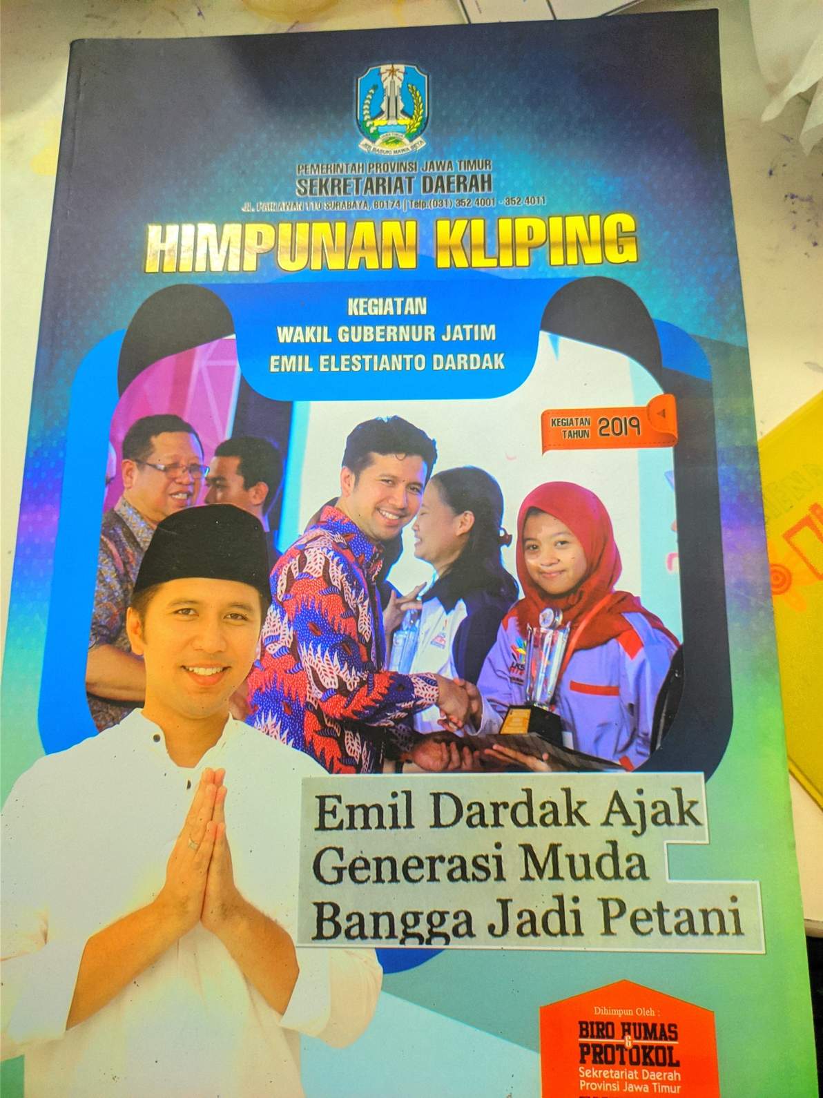himpunan kliping kegiatan wakil gubernur jatim emil dardak